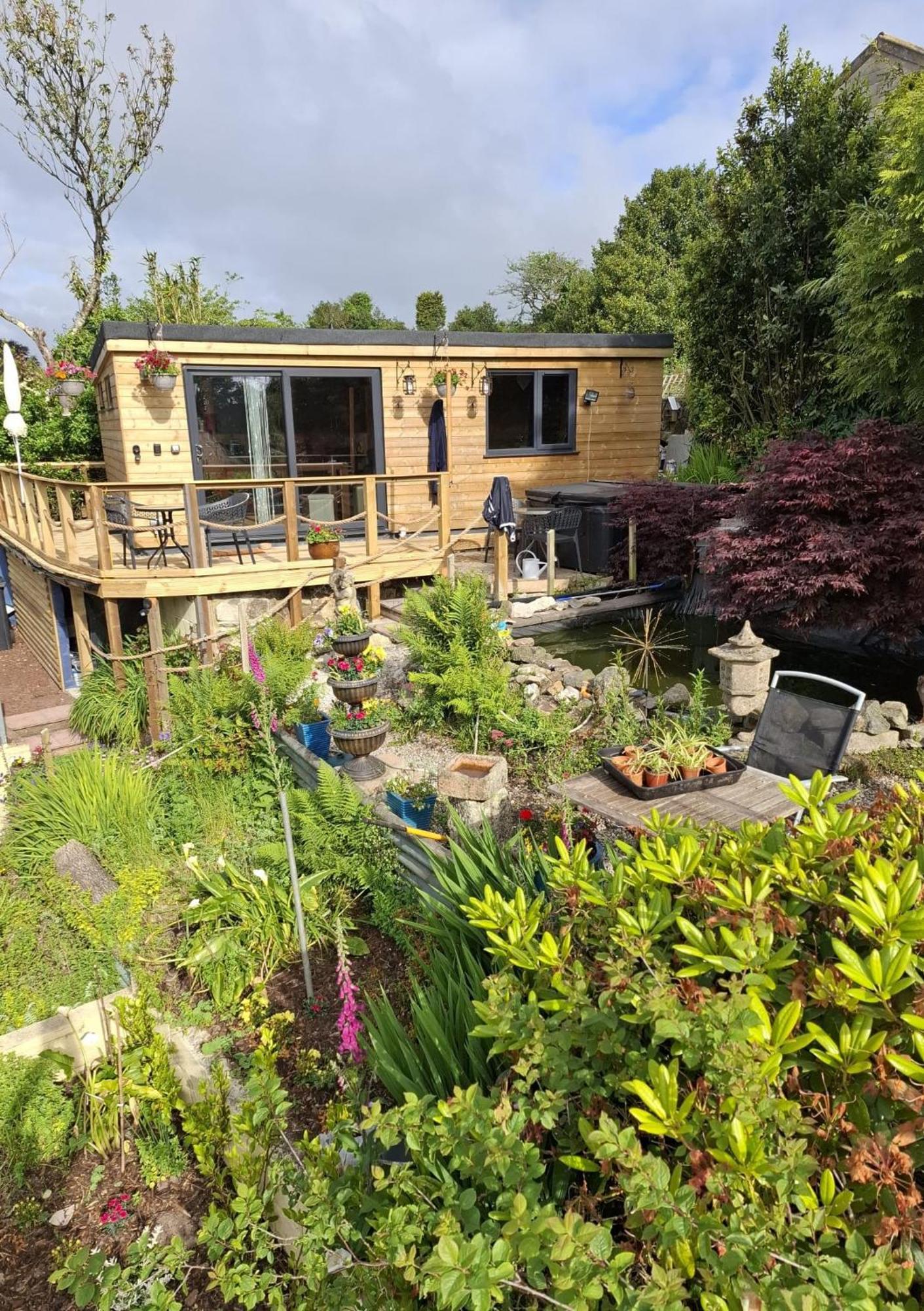 Cosy Cornish Cabin Сейнт Остел Екстериор снимка