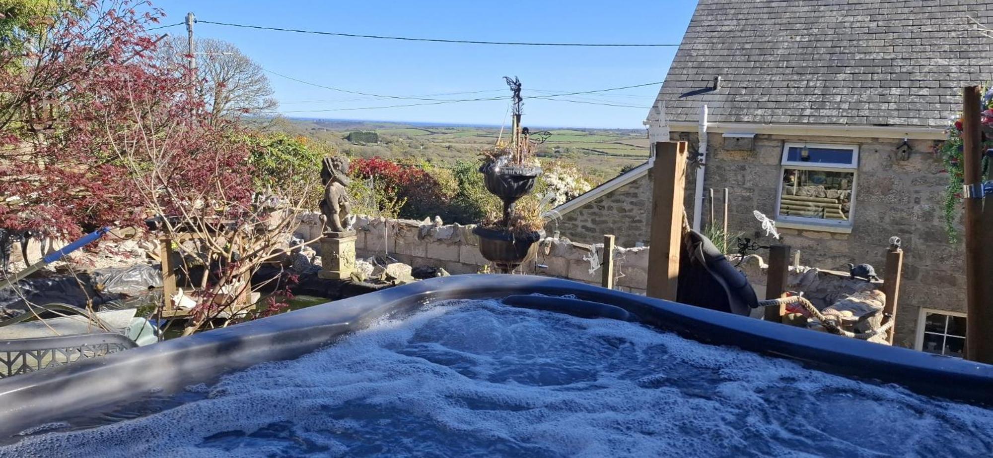 Cosy Cornish Cabin Сейнт Остел Екстериор снимка